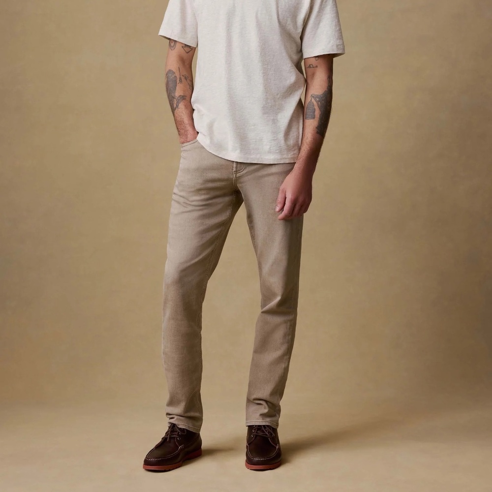 Faherty Stretch Terry 5-Pocket Pant Men’s 31W x 30L Desert Khaki
